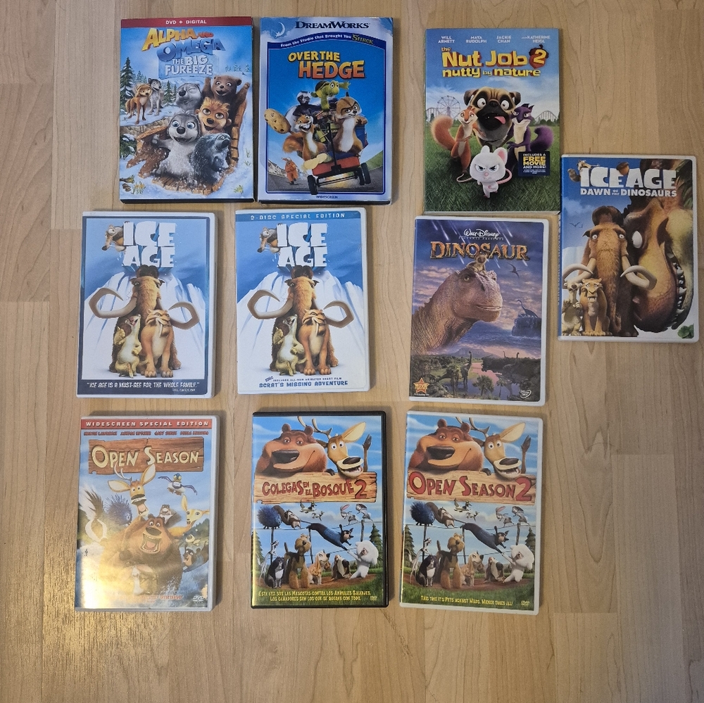 Kids Animal 10 DVD bundle